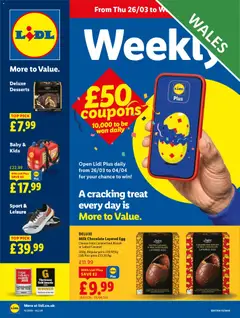 Preview of Lidl - Lidl Weekly Wales valid from 26.03.2026