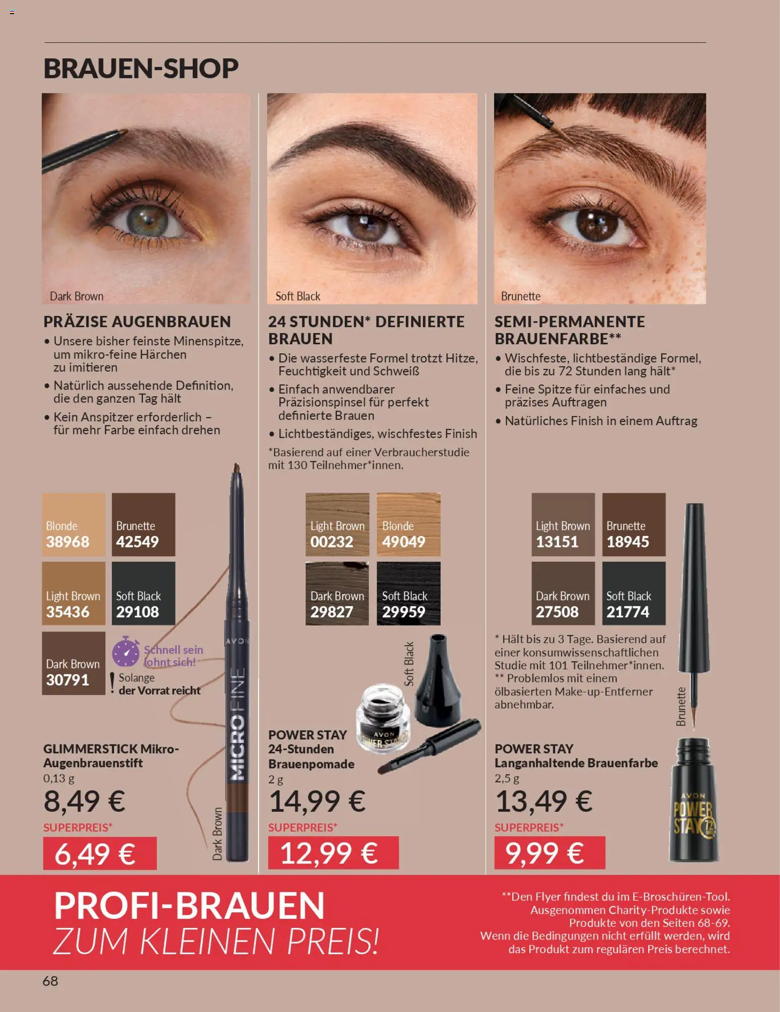 AVON Katalog März 2026 – gültig ab 01.03.2026 | Seite: 70 | Produkte: Finish, Augenbrauenstift, Anspitzer