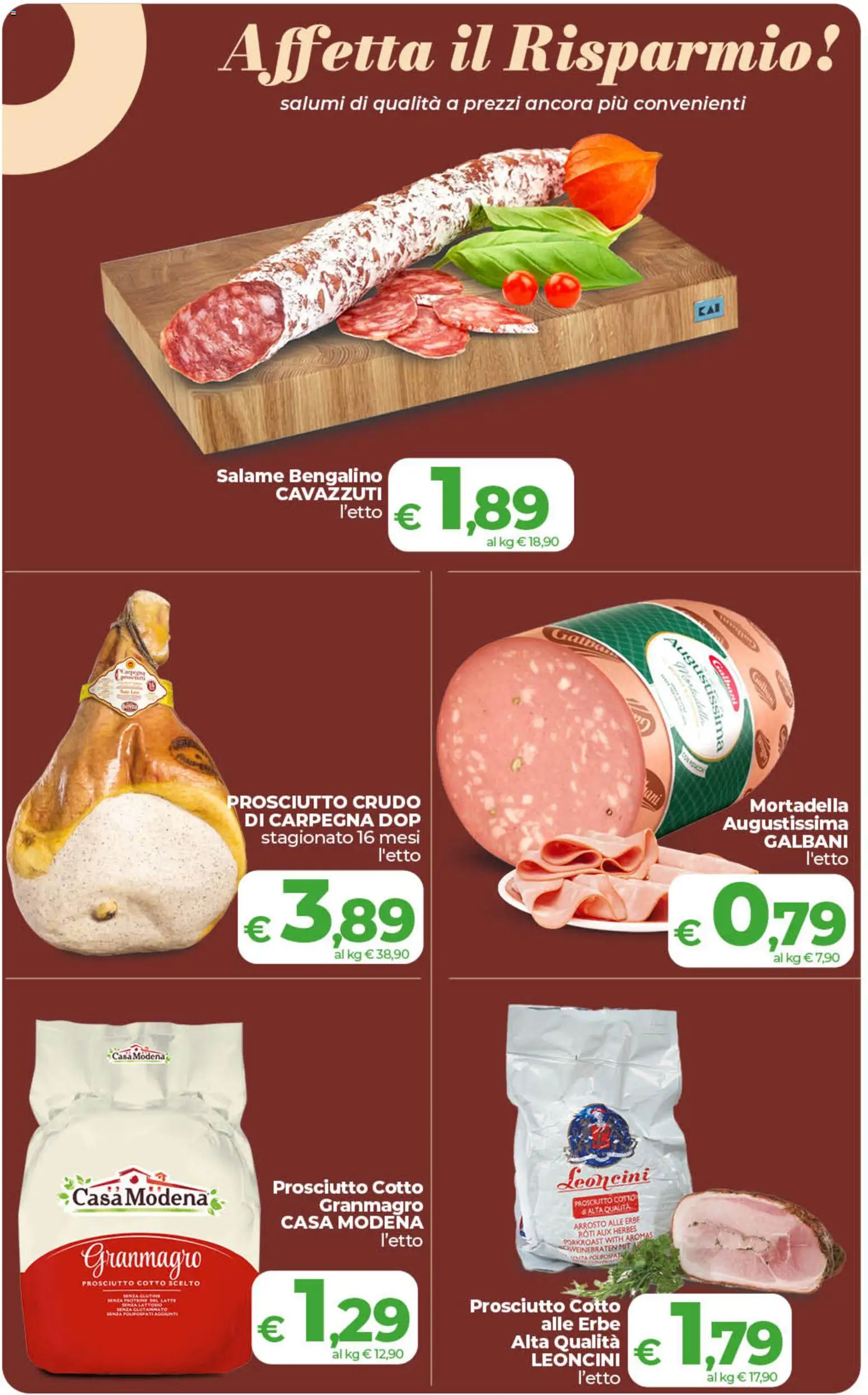 Volantino COOP del 07.04.2026 | Pagina: 11 | Prodotti: Prosciutto Crudo, Prosciutto Cotto, Salame, Prosciutto