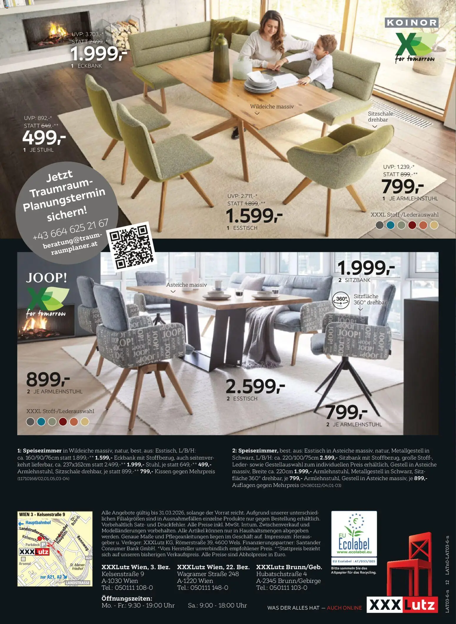 XXXLutz Ambiente Marken - Innovationen gültig ab 03.03.2026 | Seite: 12 | Produkte: Gürtel, Uhr, Kissen, Stuhl