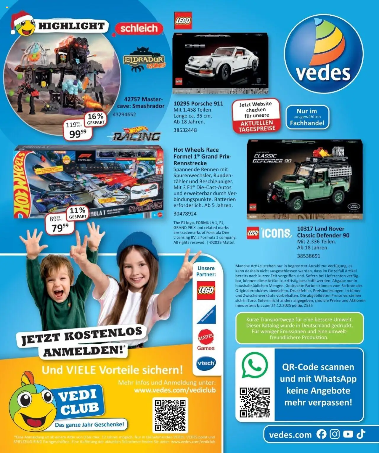 Vedes  Das kleine große Buch der Wünsche  – gültig ab 15.10.2025 | Seite: 36 | Produkte: Batterien