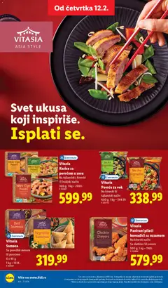 Vitasia Povrće za vok, Na kineski ili tajlandski način 600 g - pregled Lidl kataloga - važi od 12.02.2026 | Strana: 40