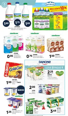 Vista previa Coviran ofertas válido desde el 07.04.2026 | Página: 6 | Productos: Leche sin lactosa, Leche, Yogur, Μαγειρική εστία
