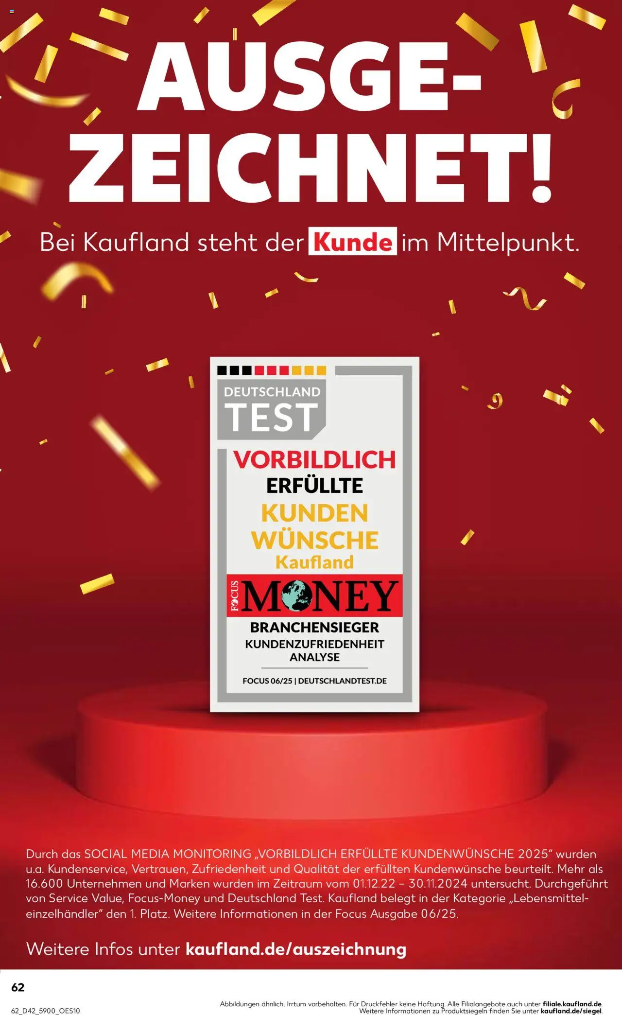 Kaufland Prospekt 	 – gültig ab 16.10.2025 | Seite: 62