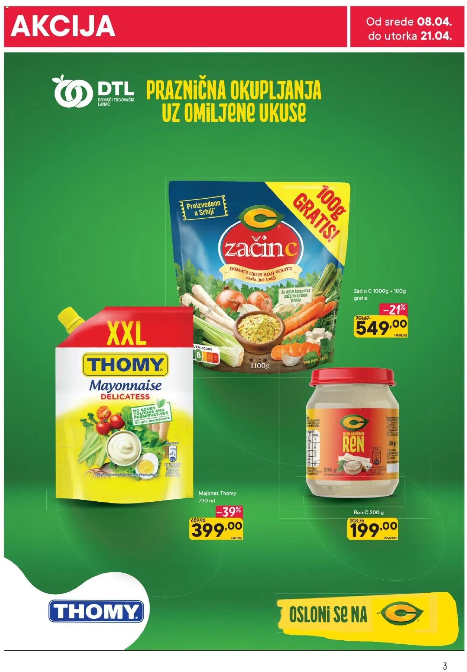 PerSu katalog - važi od 08.04.2026 | Strana: 3 | Proizvode: Majonez