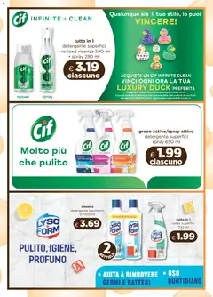 Anteprima del volantino Volantino Acqua e Sapone	 valido a partire dal 02.11.2025 | Pagina: 4 | Prodotti: Detergente, Sgrassatore, Aceto, Profumo