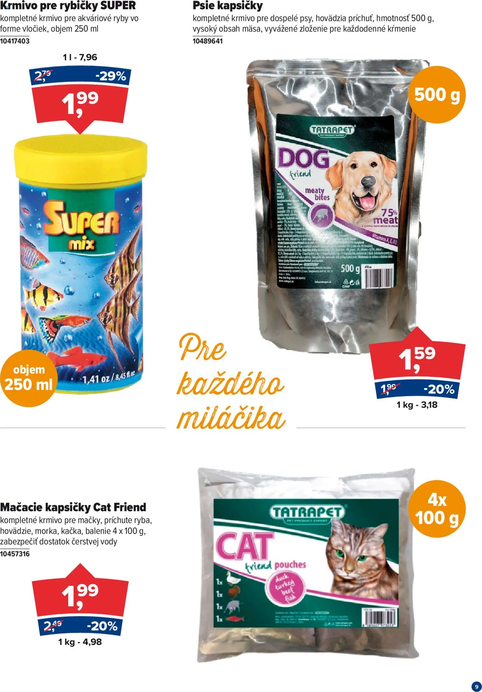 Nové Kinekus akcie – leták je platný od 01.02.2026 | Strana: 9 | Produkty: Ryby