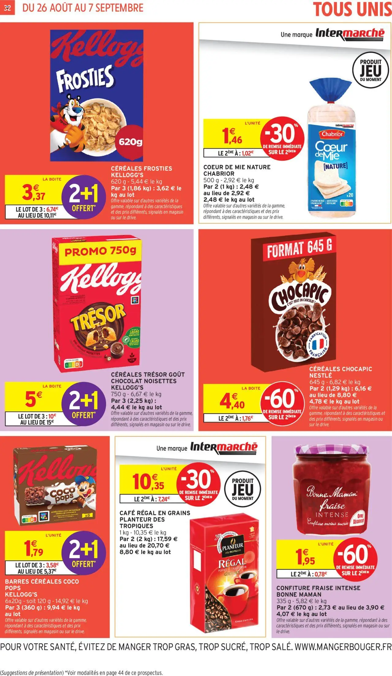  | Page: 32 | Produits: Chocapic, Noisettes, Huile, Céréales