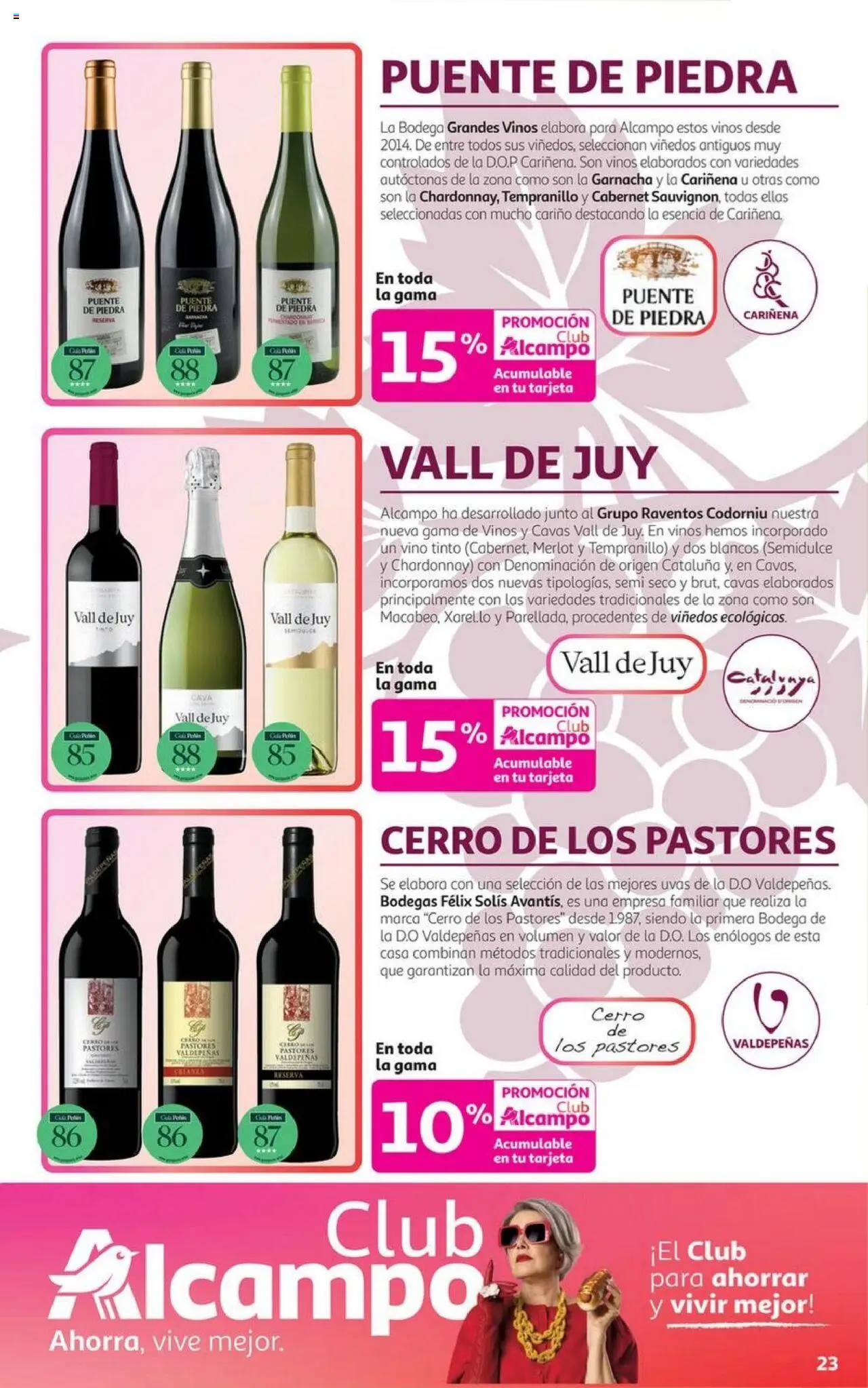 Alcampo - HG Andalucía │ válido desde el 06.10.2025 | Página: 23 | Productos: Τζίντζερ, Vino