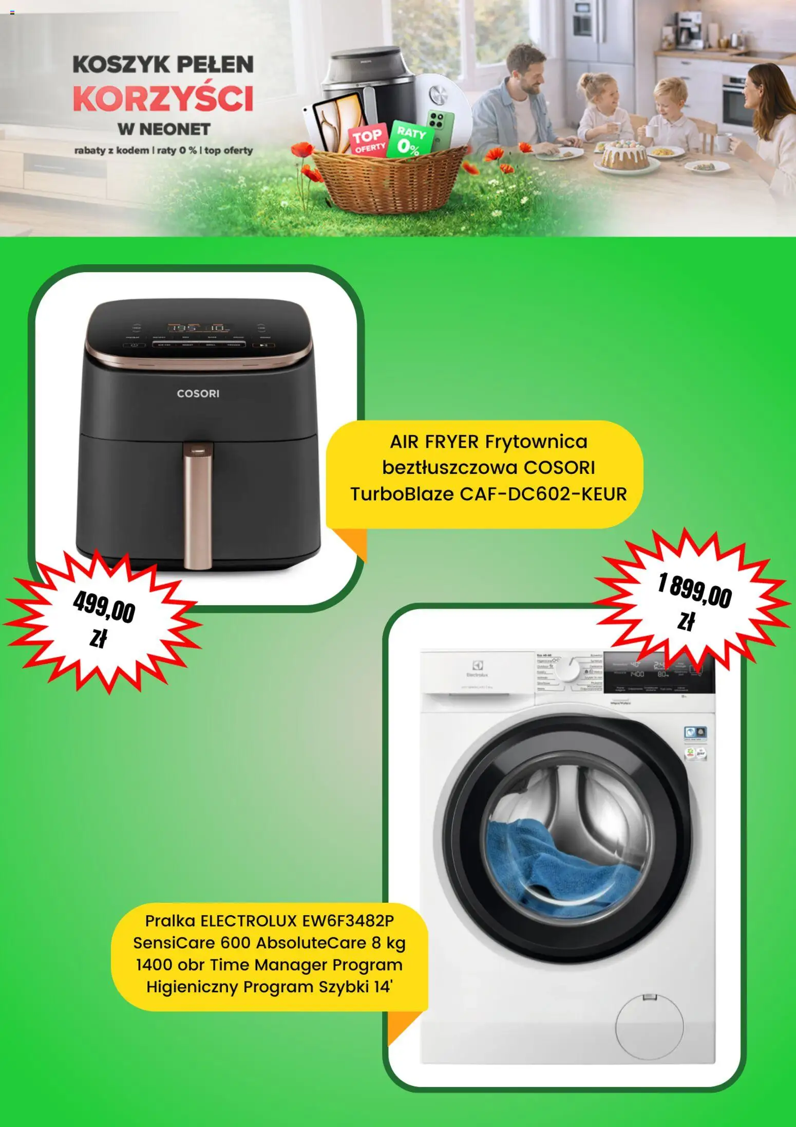 Neonet promocje od 19.03.2026 | Strona: 3 | Produkty: Top, Pralka