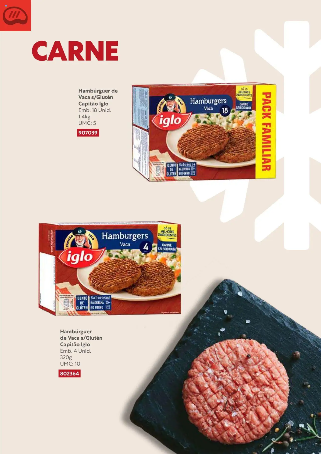 Recheio Congelados │ válido de 01.02.2024 | Página: 21 | Produtos: Forno, Hambúrguer, Carne