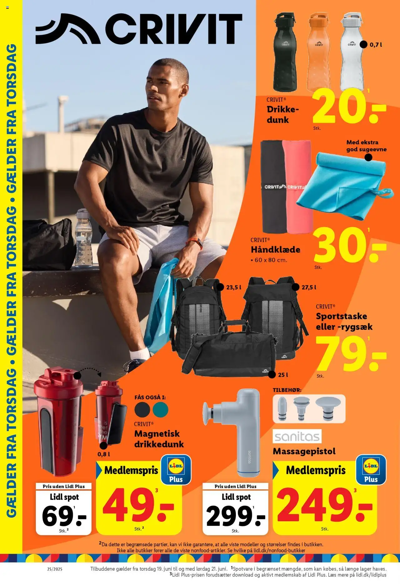 Lidl Tilbudsavis gyldig fra 19.06.2025 | Side: 8 | Produkter: Håndklæde, Rygsæk, Søm