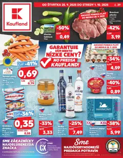 Kaufland leták platný od 25.09.2025