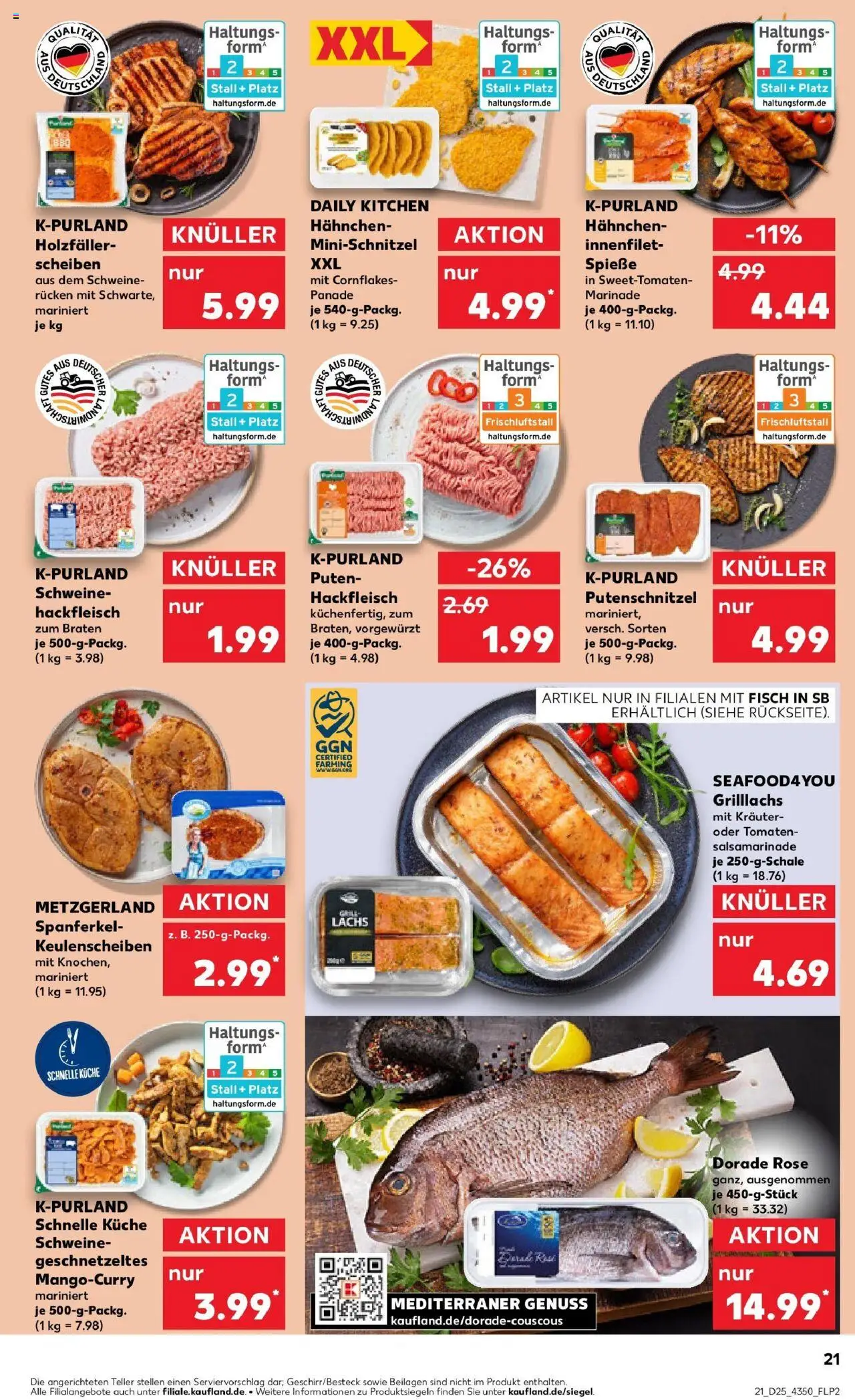 Kaufland prospekt Annaberg-Buchholz	 - gültig ab dem 22.06.2025 | Seite: 34 | Produkte: Küche, Spieße, Fisch, Lachs
