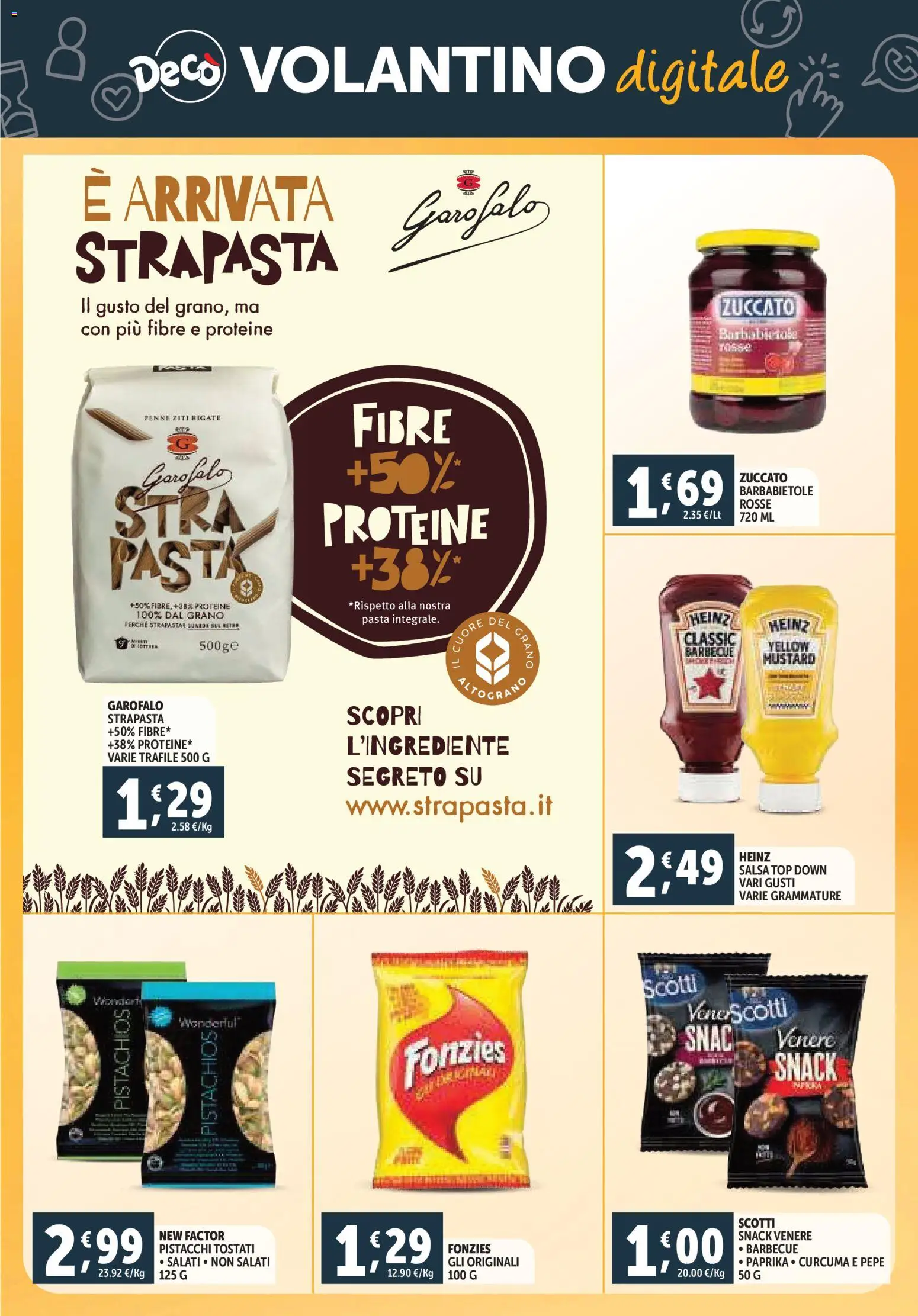 Volantino Decò del 20.11.2025 | Pagina: 29 | Prodotti: Salsa, Pepe, Pasta, Pistacchi