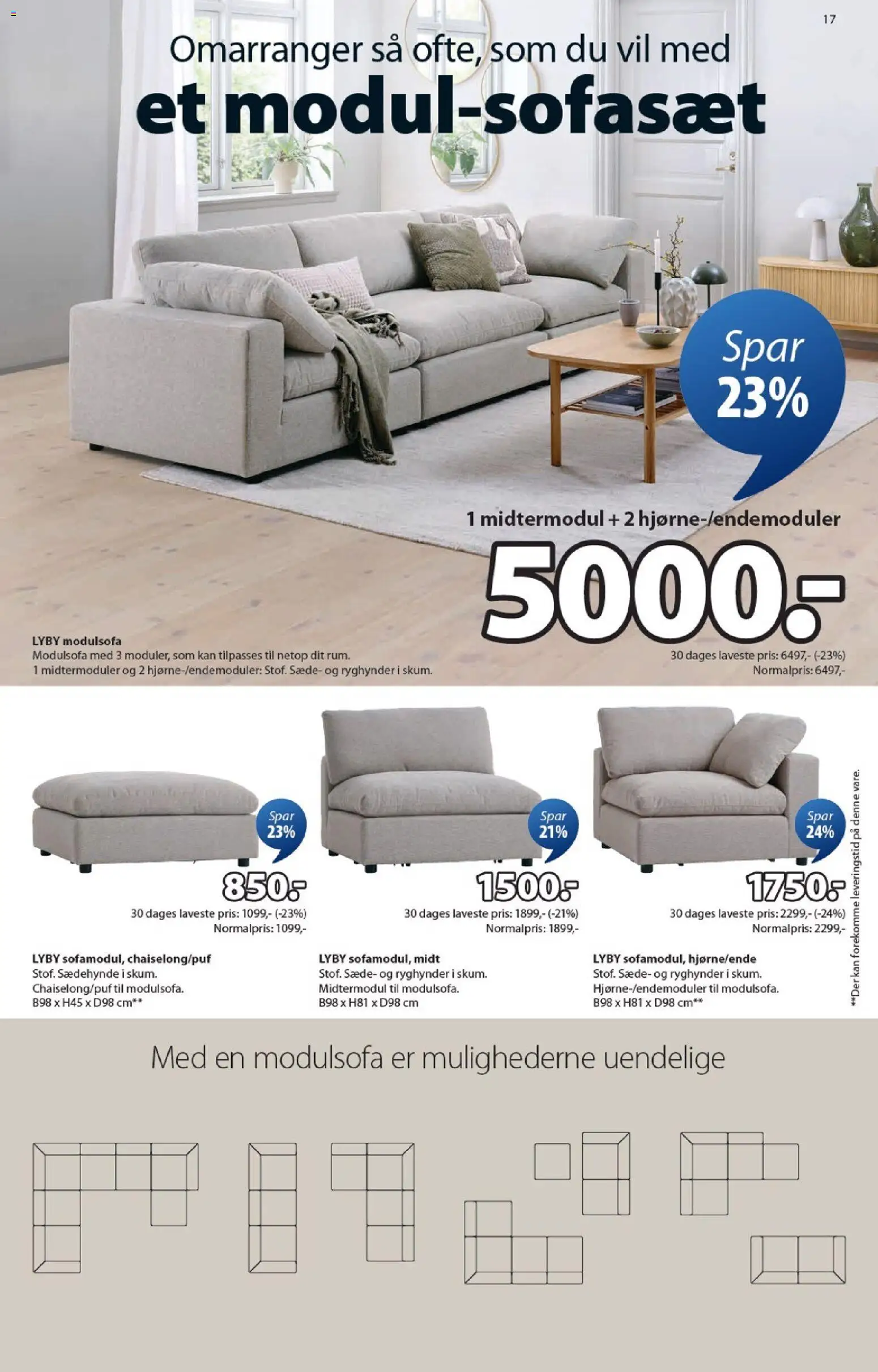 JYSK tilbudsavis – gyldig fra 30.01.2026 | Side: 17 | Produkter: Søm