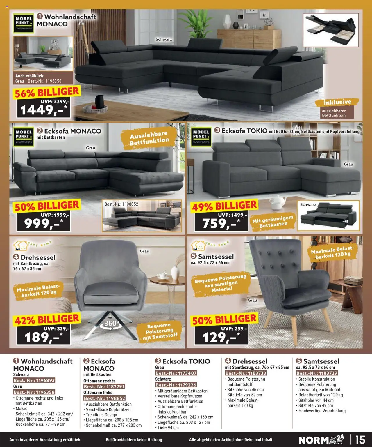 Norma Bestellmagazin  gültig ab 01.10.2025 | Seite: 15