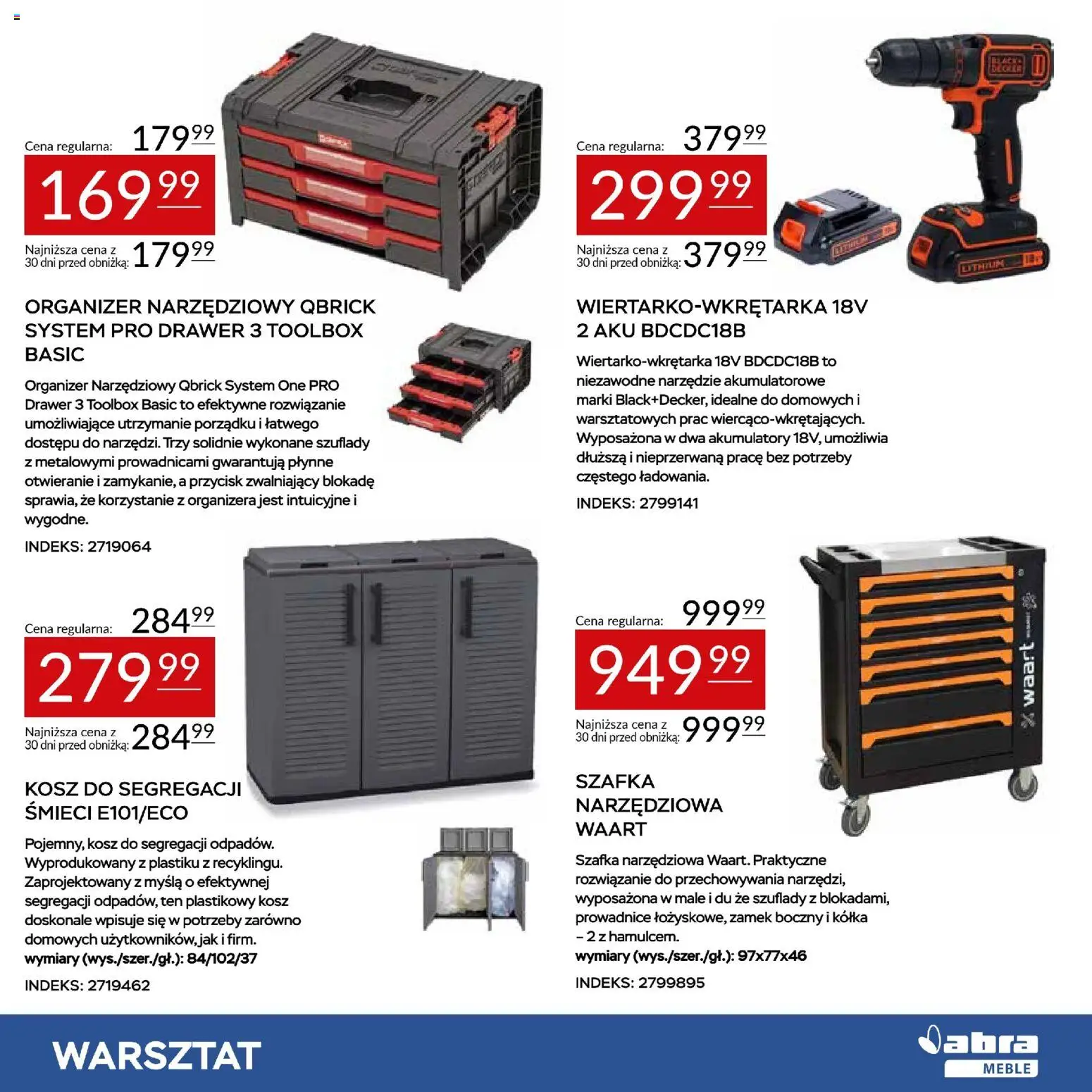Abra meble gazetka od 13.03.2026 | Strona: 23 | Produkty: Kosz