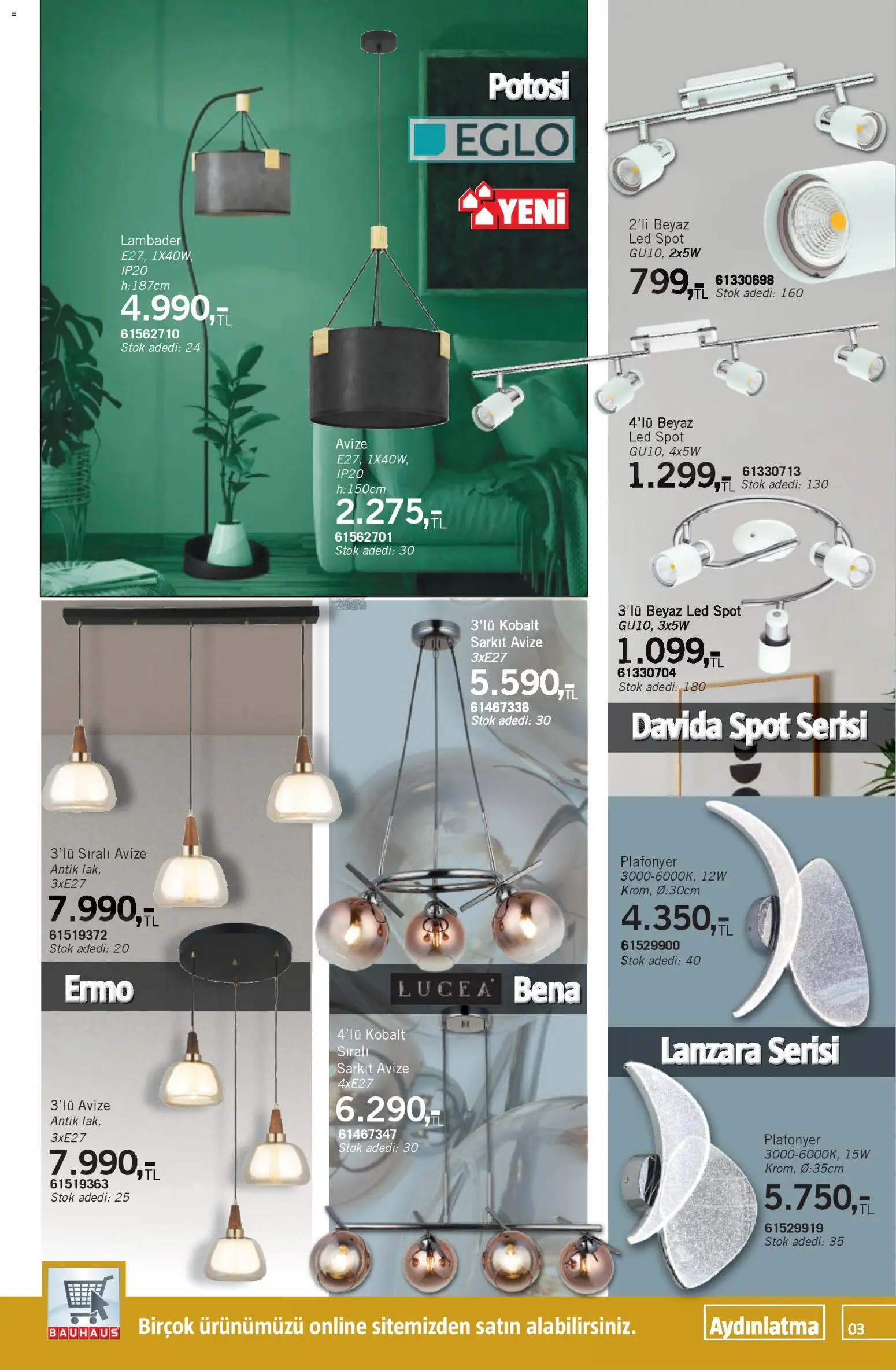 Bauhaus Katalog - 03.01.2026 tarihinden itibaren geçerlidir | Sayfa: 3