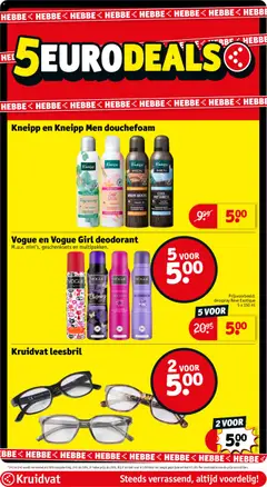Vogue en Vogue Girl deodorant, M.u.v. mini's, geschenksets en multipakken. - Voorbeeld van een folder van Kruidvat, geldig van 25.11.2025 | Pagina: 21 | Producten: Deodorant, Kan, Douche, Parfum