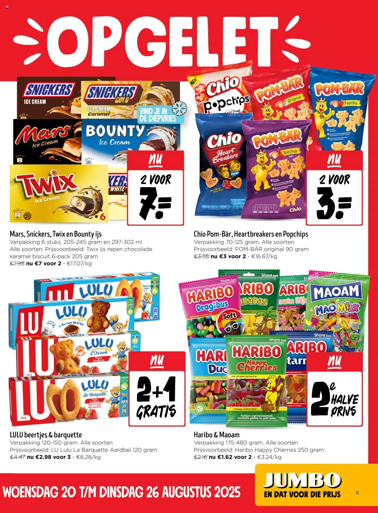  | Pagina: 11 | Producten: Ketchup, Mars, Repen, Chocolade