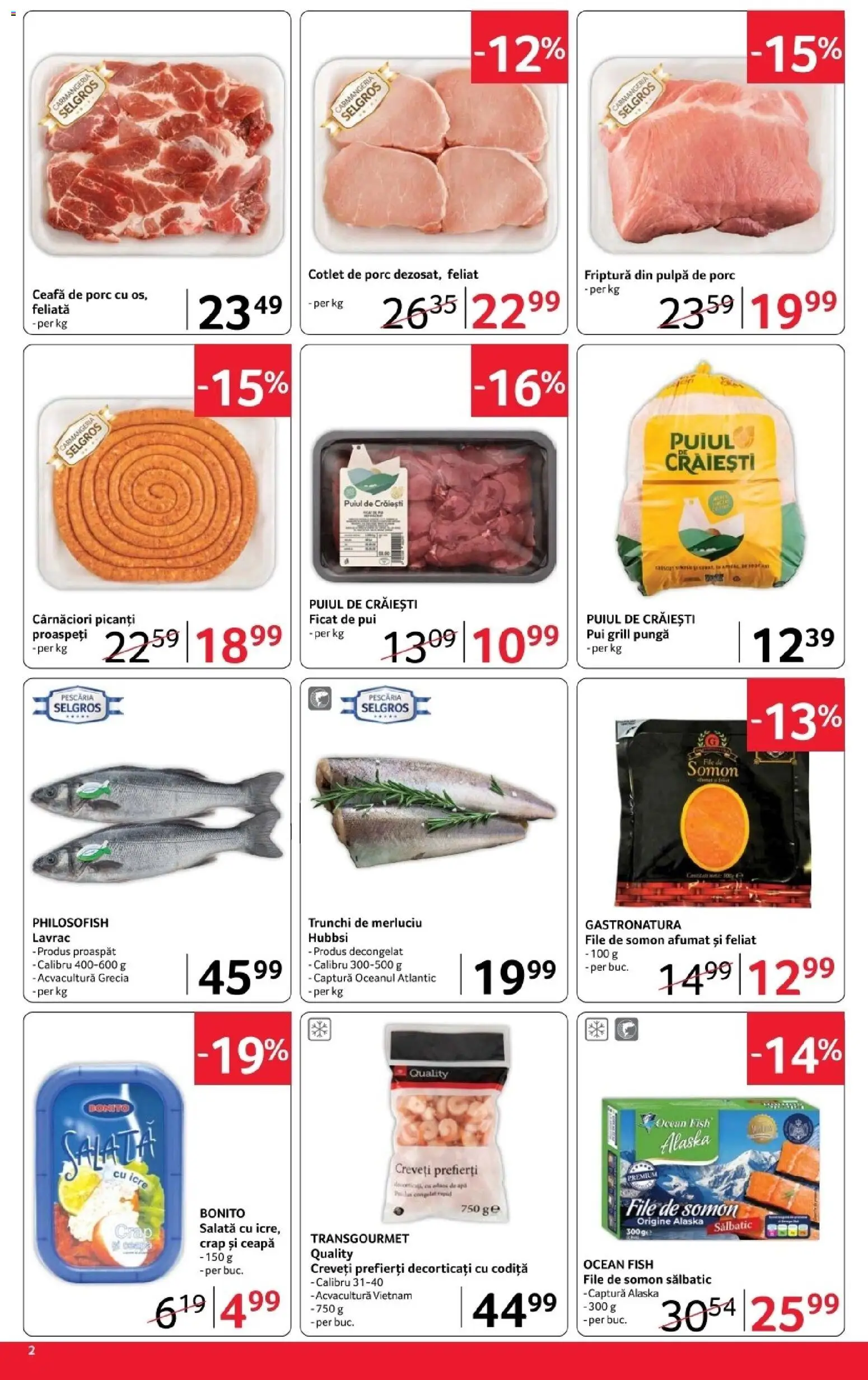 Noul catalog Selgros – valabil de la 03.04.2026 | Pagină: 2 | Produse: Grill, Keçeli kalem, Hacıyatmaz Kedi Oyuncağı, Ceapă