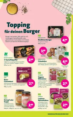 BioMarkt Prospekt ab 28.01.2026 gültig | Seite: 9 | Produkte: Burger, Kartoffeln, Schweinefleisch, Karotte