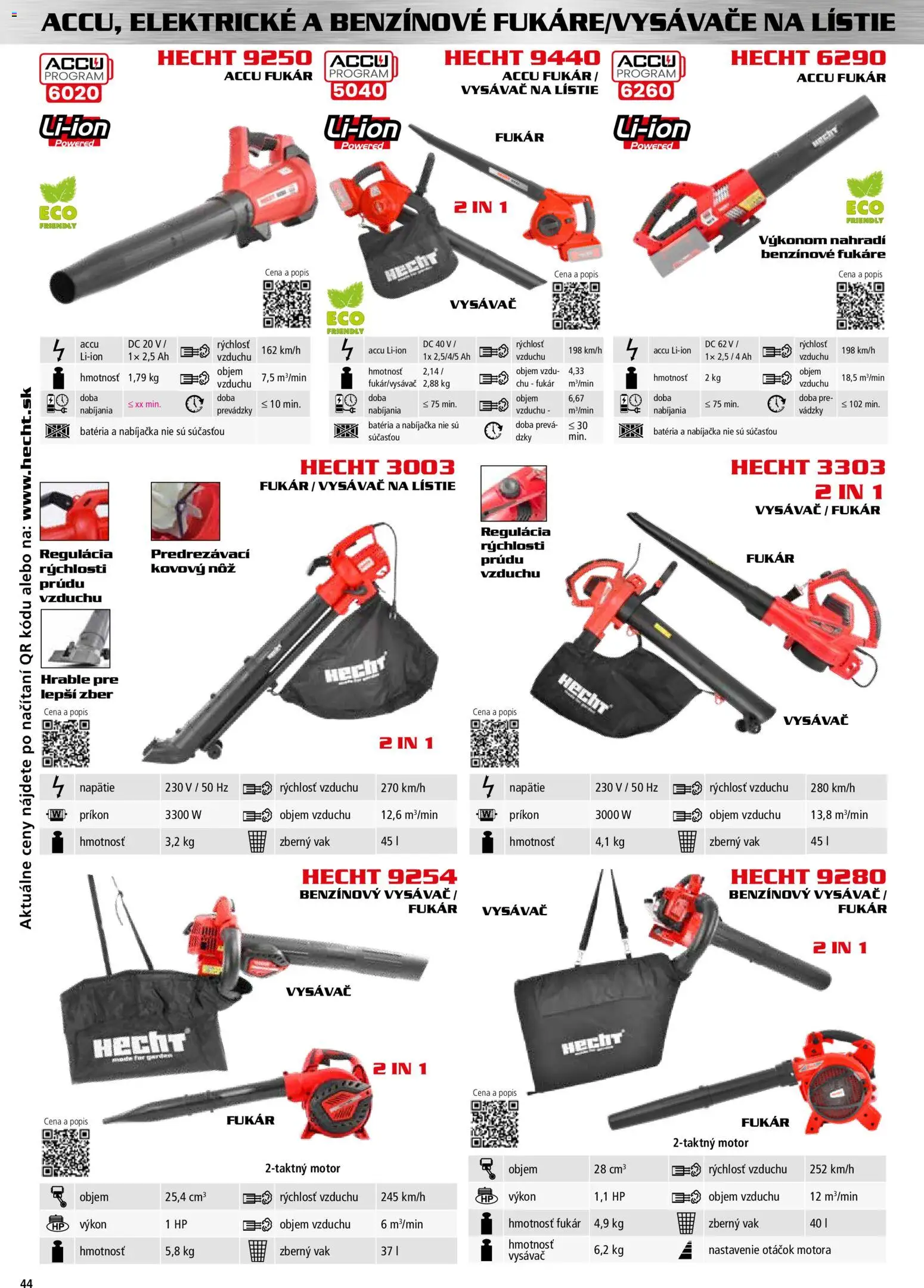 Nové Hecht akcie – leták je platný od 30.10.2025 | Strana: 44 | Produkty: Nabíjačka, Vysávač