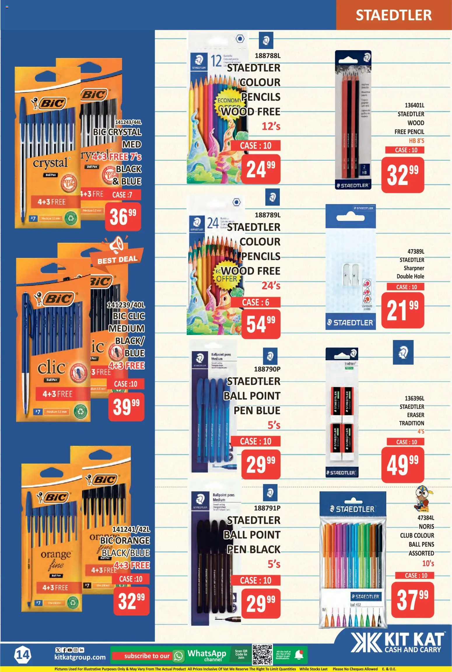 New KIT KAT Cash & Carry catalogue – valid from 02.11.2025 | Page: 14 | Products: Pencil, Case, Pen