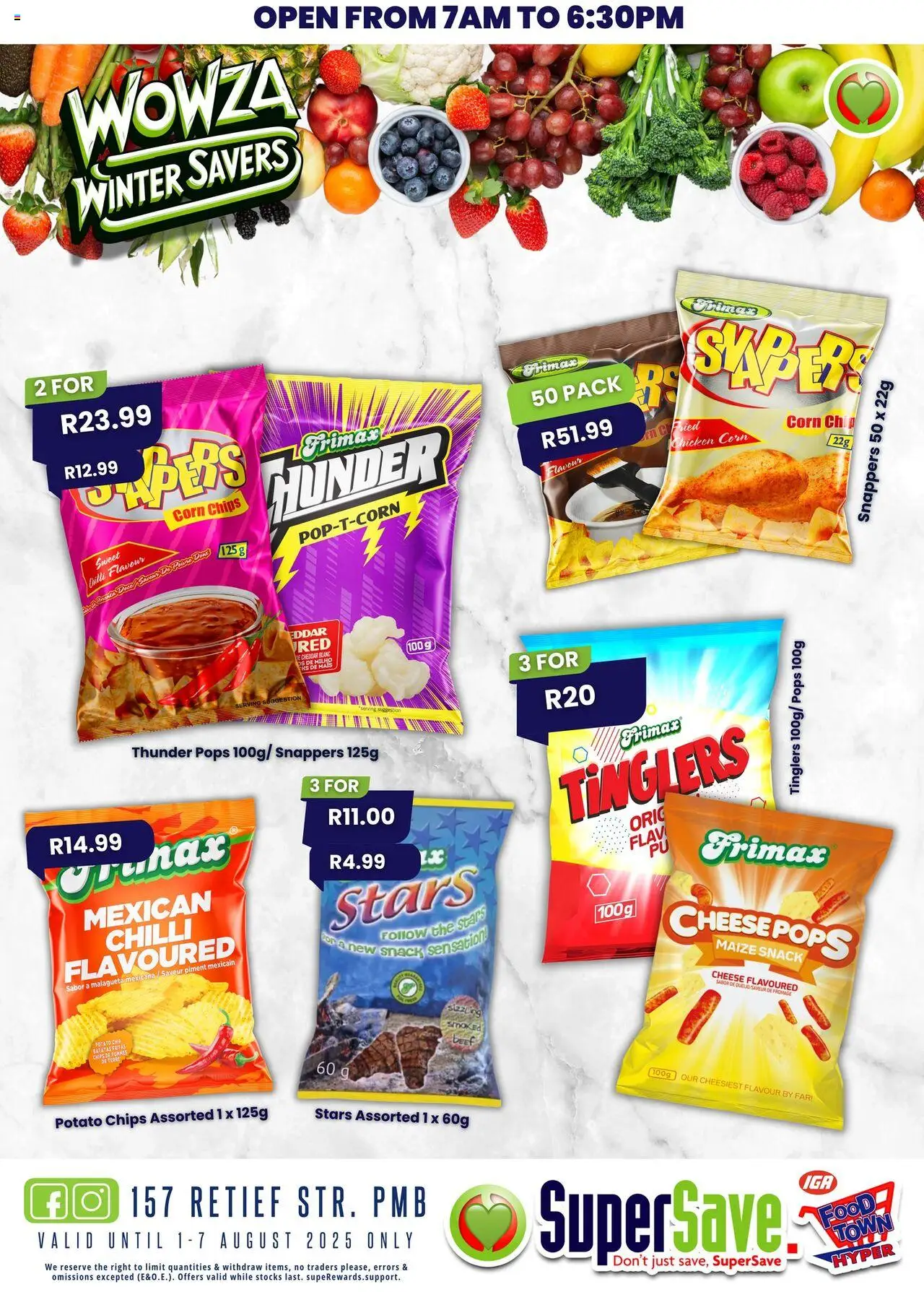 Super Save Specials │ valid from 01.08.2025 | Page: 4 | Products: Cheese, Chicken, Beef, Chilli