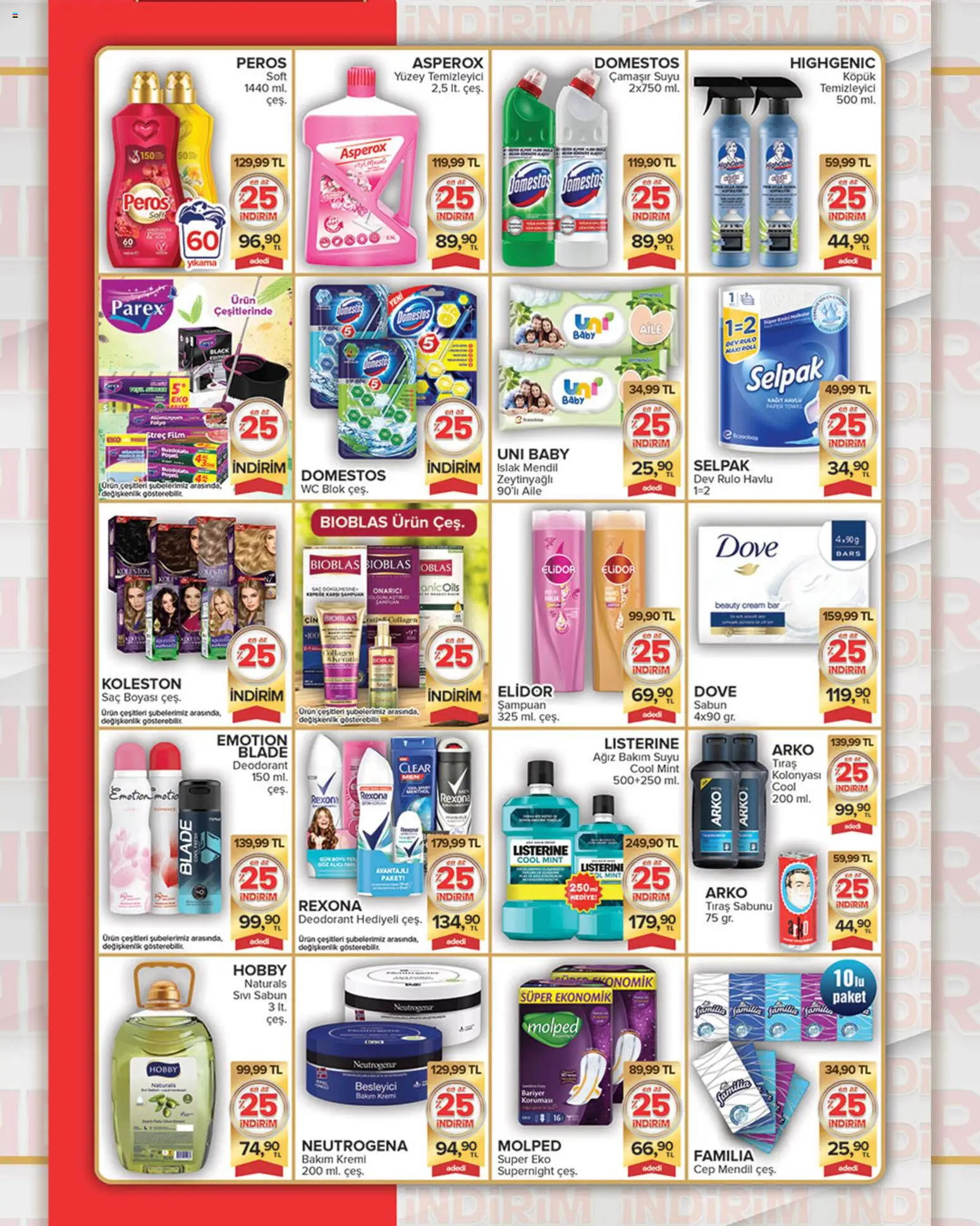 Seyhanlar Market Katalog - 25.11.2025 tarihinden itibaren geçerlidir | Sayfa: 7 | Ürünler: Şampuan, Sabun, Deodorant, Yüzey temizleyici