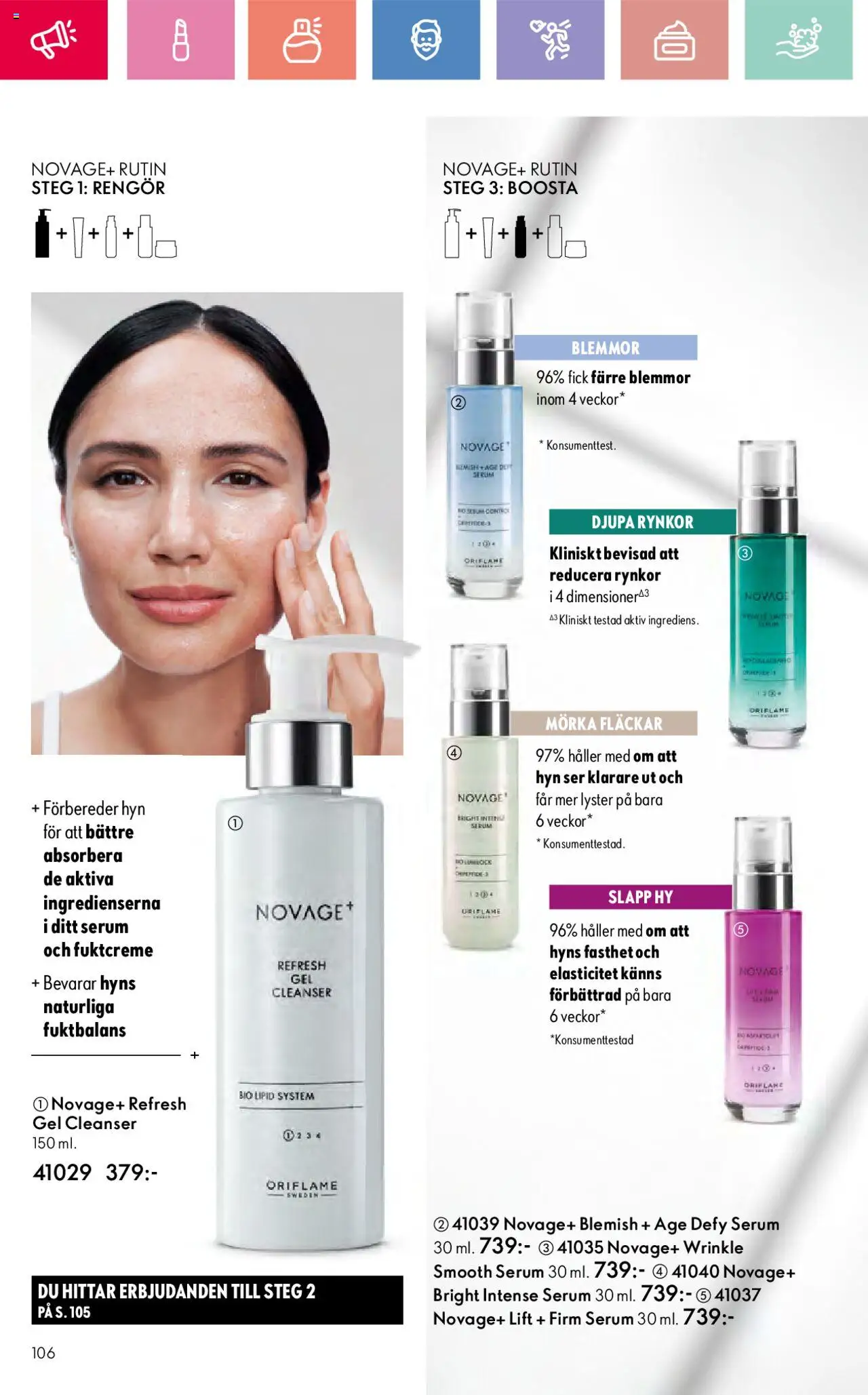Oriflame reklamblad aktuell från 03.08.2025 | Sida: 106 | Produkter: Serum