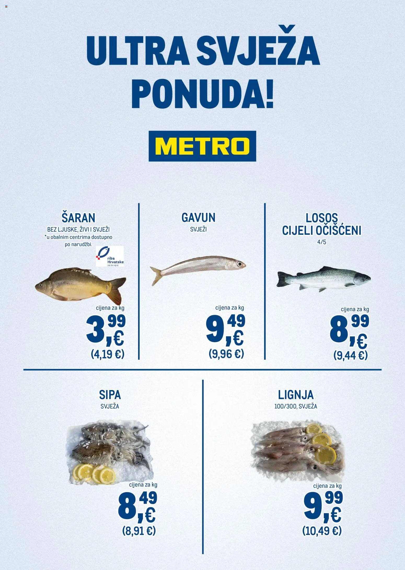 Metro katalog | vrijedi od 01.12.2025 | Stranica: 3 | Proizvodi: Sipa, Šaran, Riba, Losos