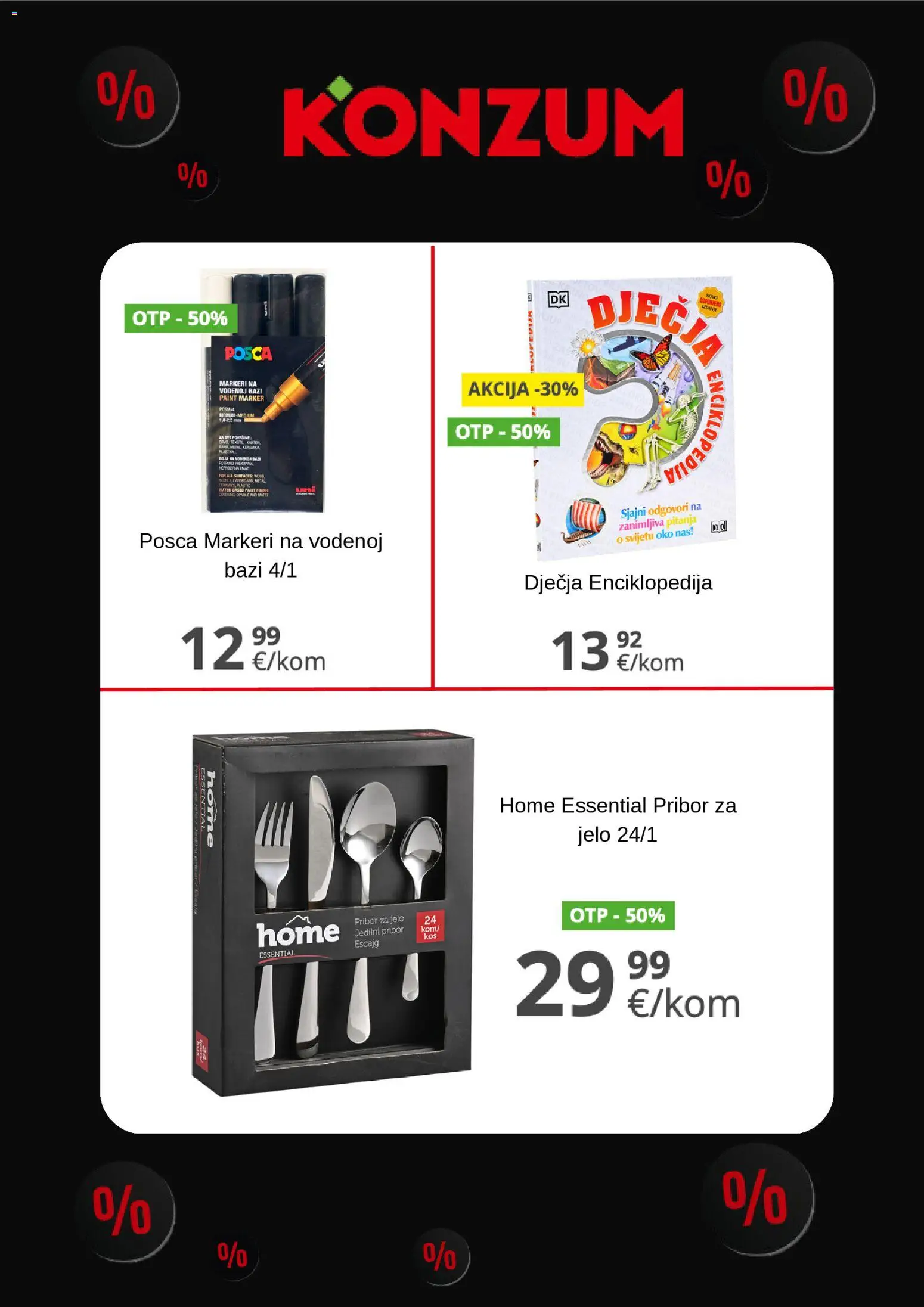Konzum katalog | vrijedi od 28.11.2025 | Stranica: 3 | Proizvodi: Finish, Pribor za jelo