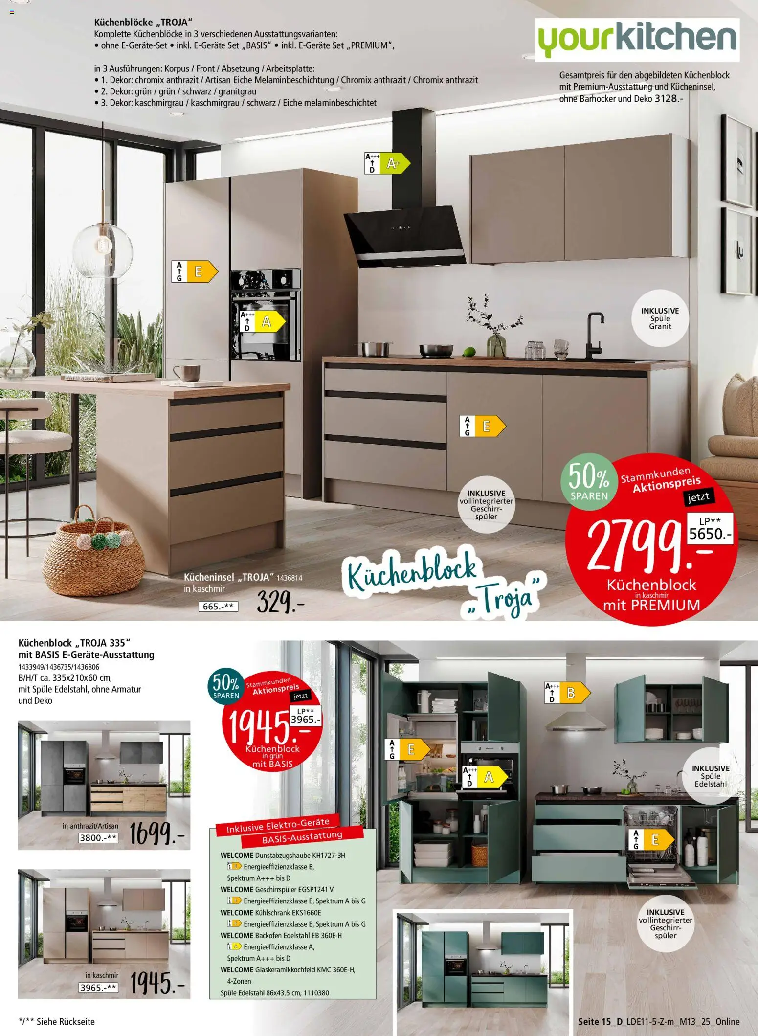 Zurbrüggen Z2-Junges Wohnen – gültig ab 08.11.2025 | Seite: 53 | Produkte: Geschirrspüler, Barhocker, Kühlschrank, Armatur