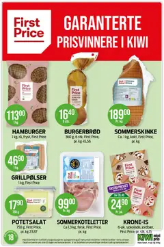 Forhåndsvisning av Kiwi kundeavis gyldig fra 27.04.2026 | Side: 20 | Produkter: Brød, Skinke, Kiwi, Налокітники