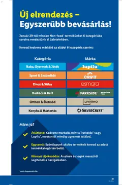 Lidl Akciós újság - amely érvényes a következő dátumtól: 29.01.2026 | Oldal: 21