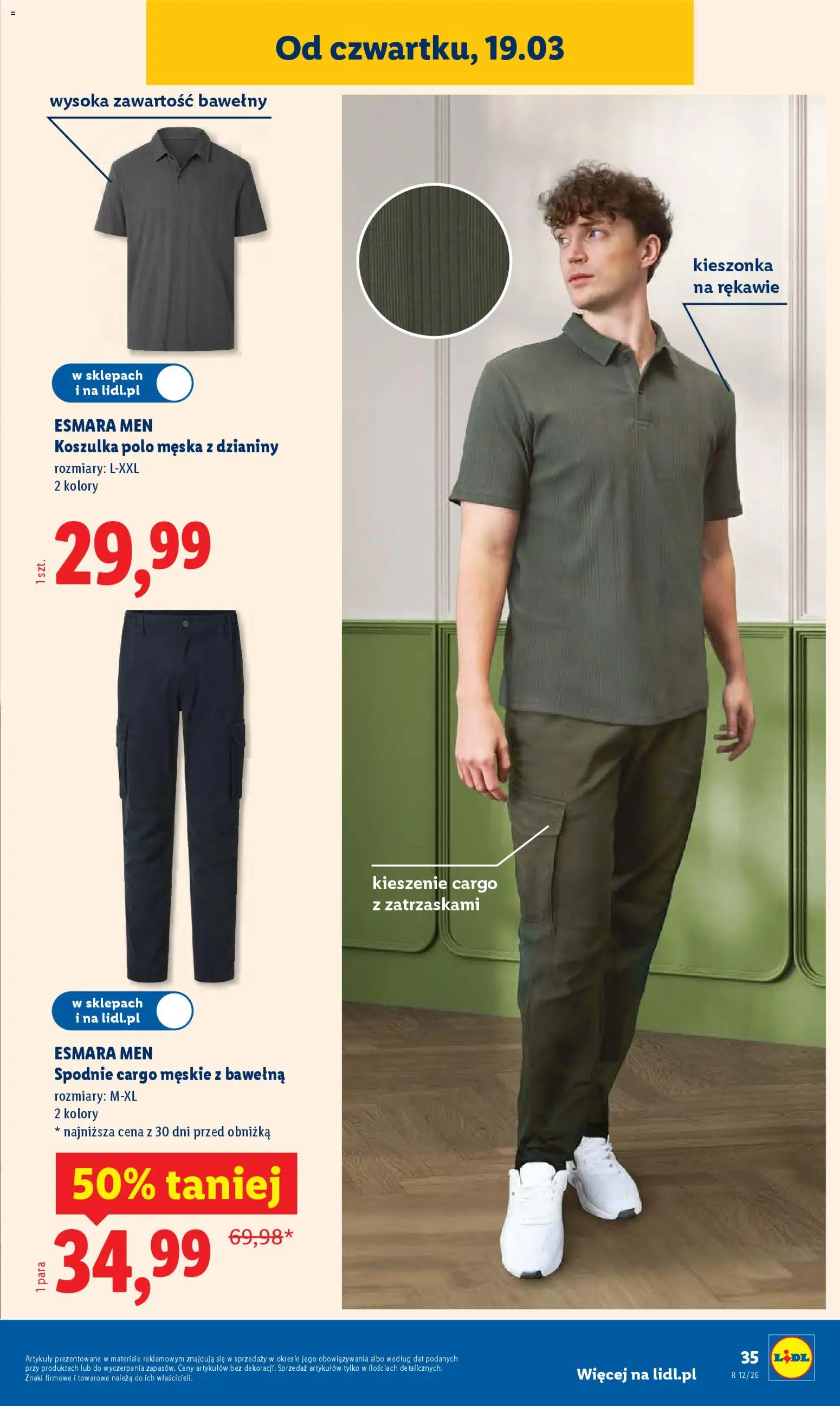 Lidl Katalog od 16.03.2026 | Strona: 43 | Produkty: Spodnie