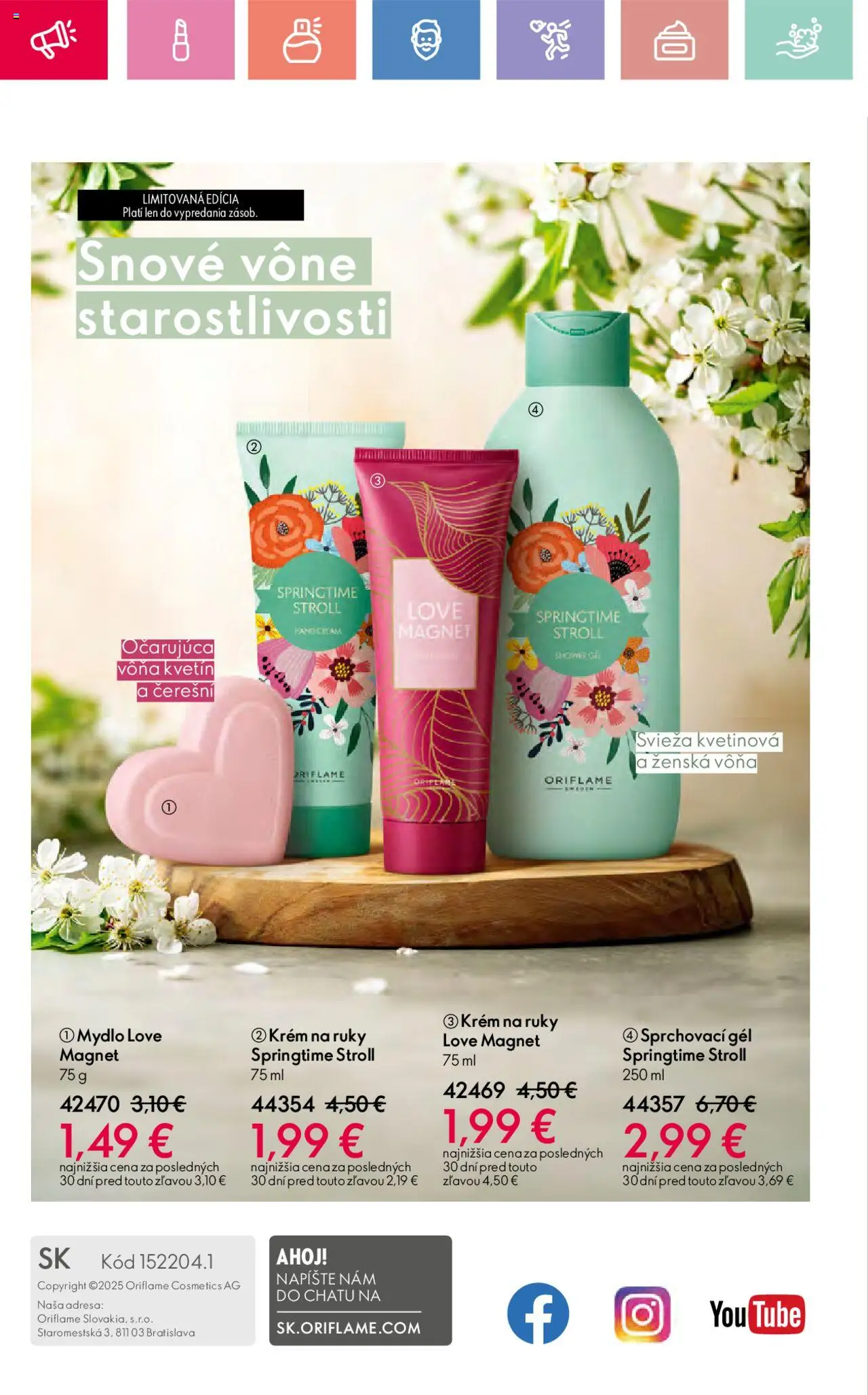 Katalóg Oriflame 12 2025 │ platný od 17.08.2025 | Strana: 148 | Produkty: Krém na ruky, Mydlo, Krém