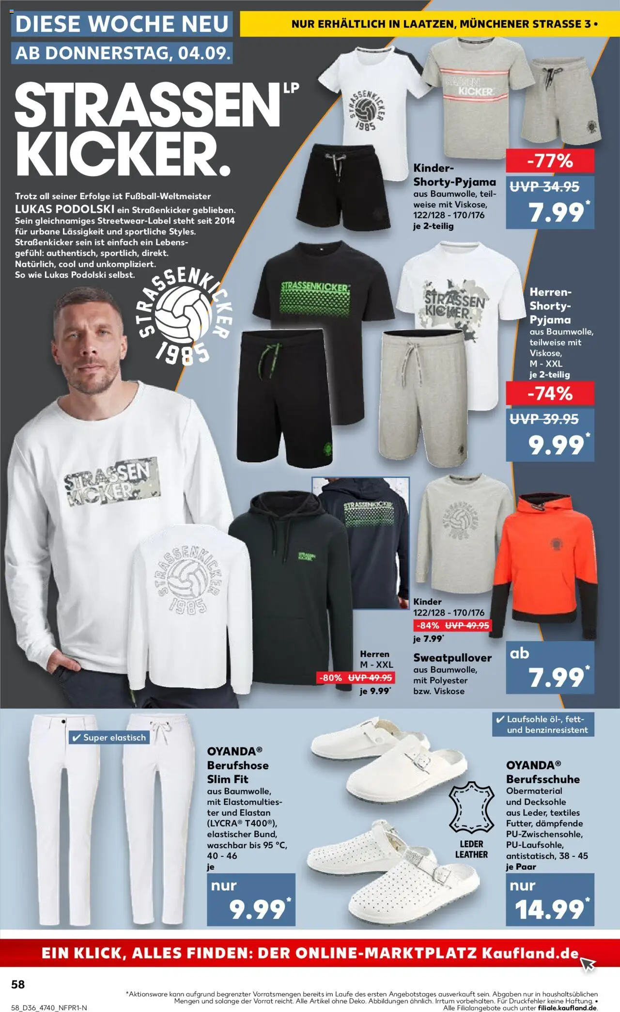 Kaufland prospekt Hannover	 – gültig ab 07.09.2025 | Seite: 58 | Produkte: Sweatshirt, Hoodie, Pyjama