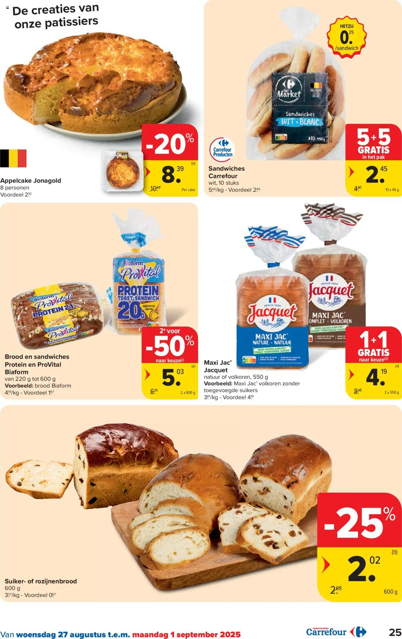  | Pagina: 25 | Producten: Cake, Brood