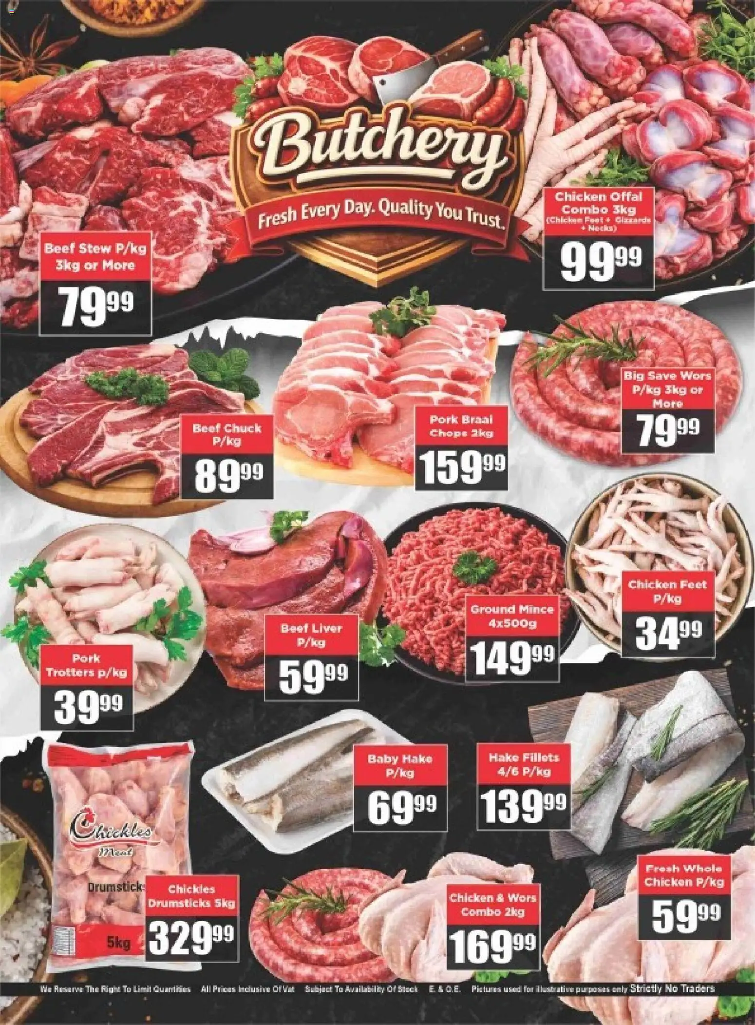 New Big Save catalogue – valid from 25.03.2026 | Page: 3 | Products: Chicken, Pork, Beef, Stock