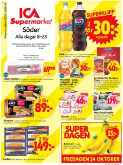 ICA Supermarket - Malmö - Förhandsvisning av reklamblad från butik ICA Supermarket aktuell från 20.10.2025