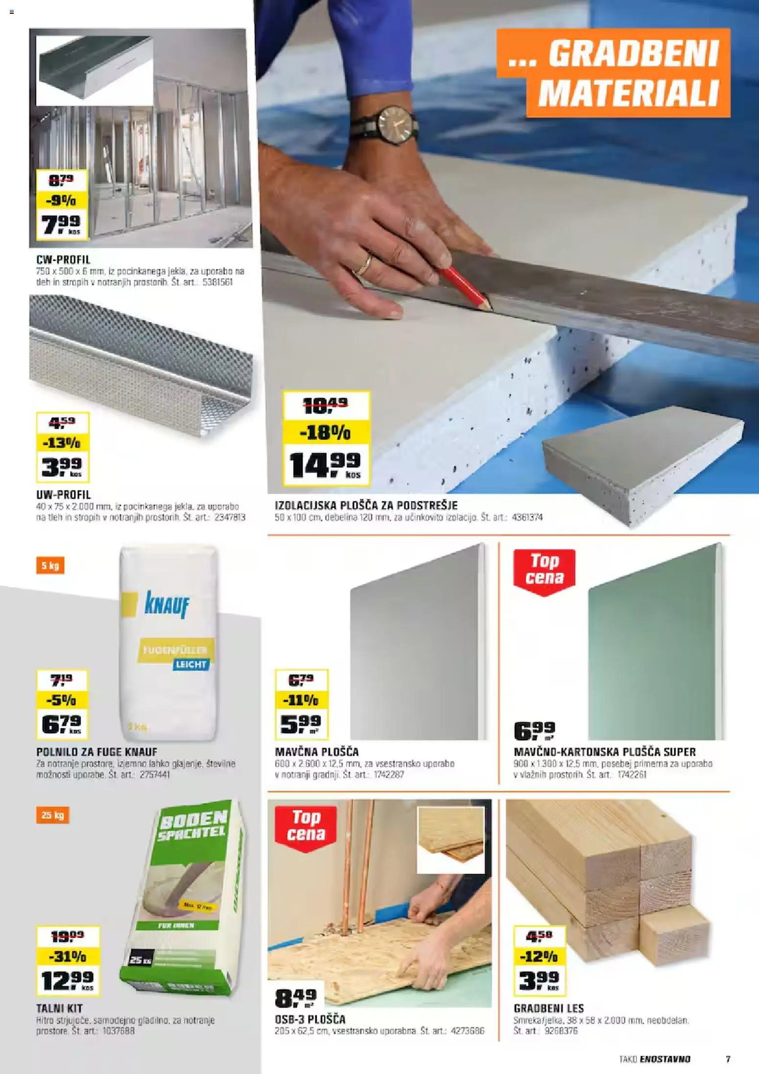 Novi OBI katalog ponudbe – veljaven od 01.10.2025 | Stran: 7