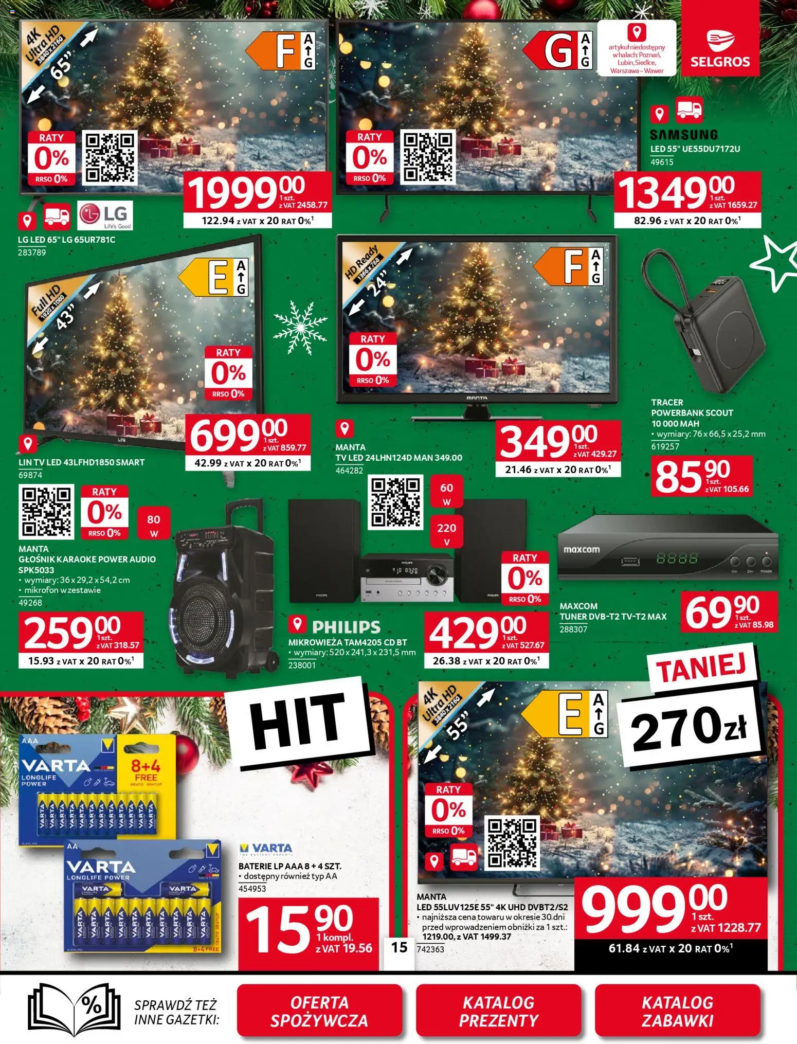 Selgros cash&carry Gazetka - Oferta przemysłowa od 20.11.2025 | Strona: 17 | Produkty: Audio, Mikrofon, Głośnik, Powerbank