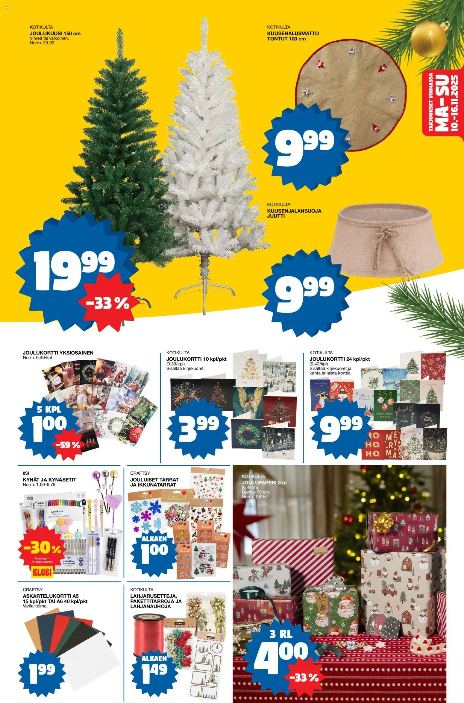 Tokmanni - Black Friday – voimassa 10.11.2025 alkaen | Sivu: 9