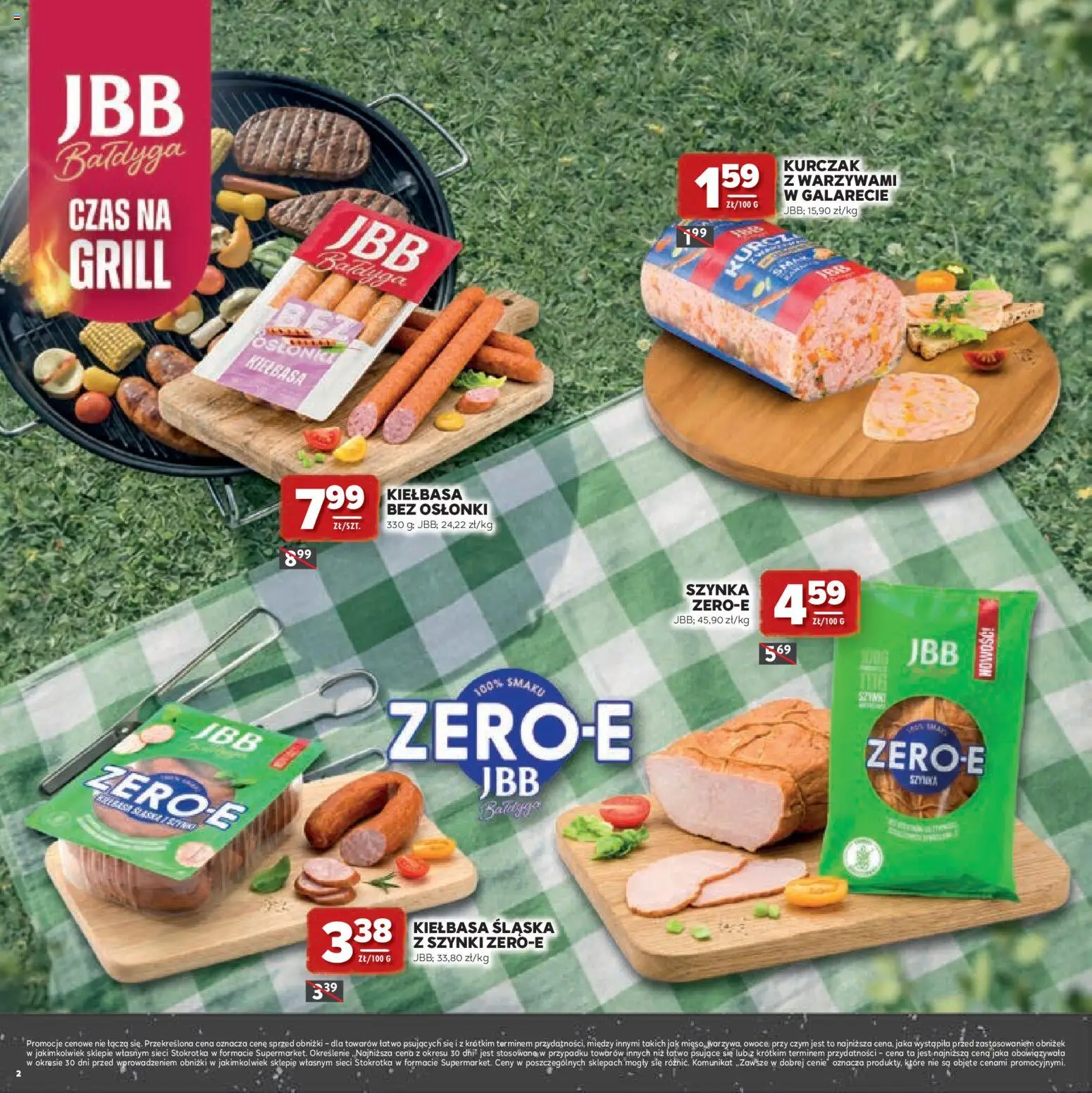 Stokrotka gazetka - Grill od 23.04.2026 | Strona: 2 | Produkty: Kiełbasa, Stokrotka, Grill, Kiełbasa śląska