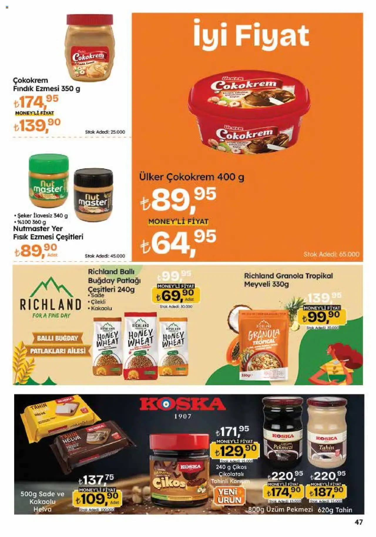 Migros Katalog - 5M Migroskop Dijital - 22.05.2025 tarihinden itibaren geçerlidir | Sayfa: 47 | Ürünler: Şeker, Fındık, Üzüm