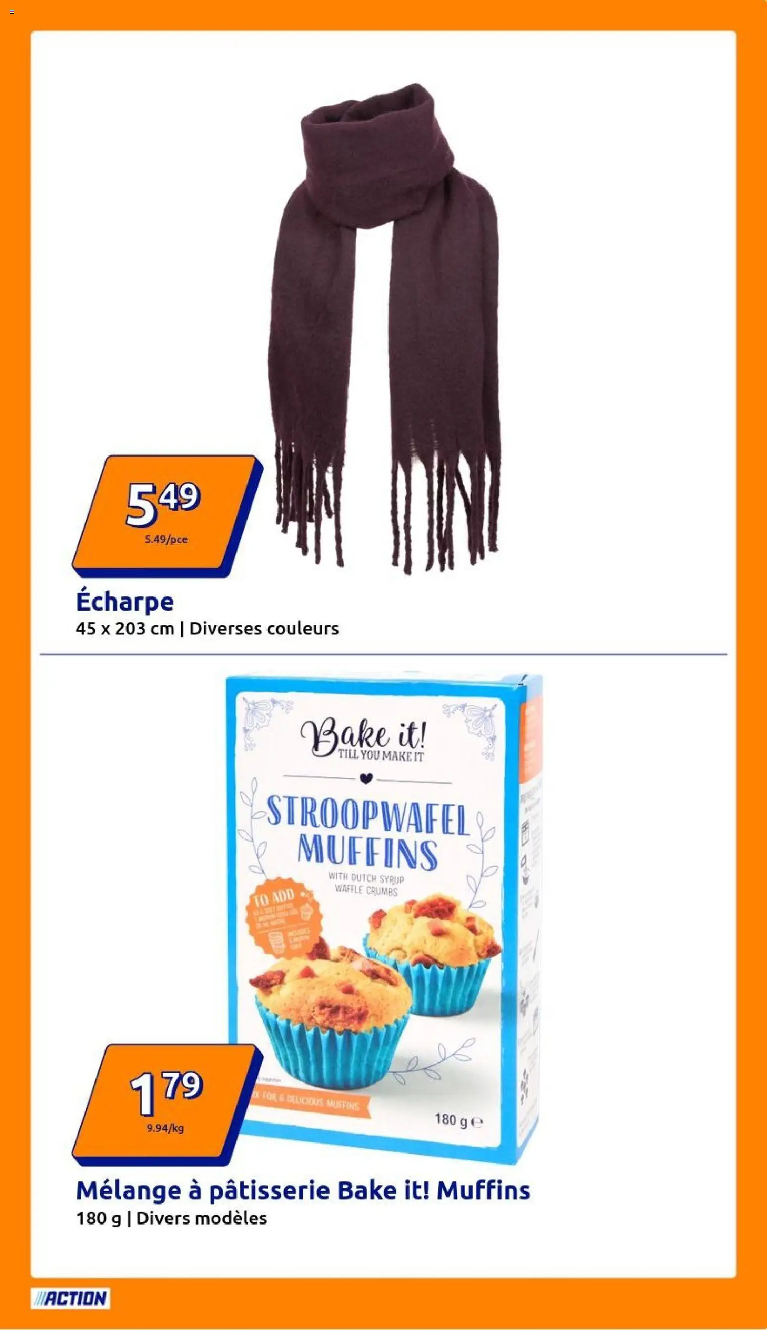 {H1} | Page: 29 | Produits: Muffins, Écharpe