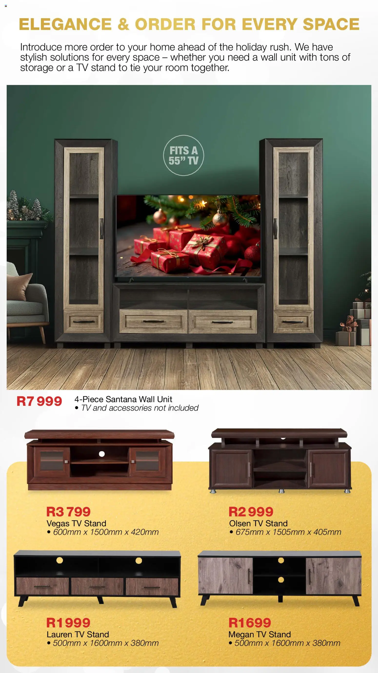 New OK Furniture catalogue – valid from 17.11.2025 | Page: 9 | Products: TV, Wall unit